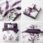 Lenjerie de pat dublu din finet lavanda mov - imagine 7