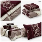 Lenjerie de pat dublu din finet elegant decor - imagine 8