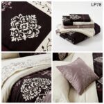 Lenjerie finet 6 piese Maro Crem Damasc - Concept Home