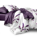 Lenjerie de pat dublu din finet lavanda mov