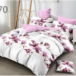 3218 Lenjerie de pat dublu finet PUCIOASA 6 piese 2 persoane LP140