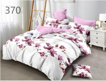 3218 Lenjerie de pat dublu finet PUCIOASA 6 piese 2 persoane LP140