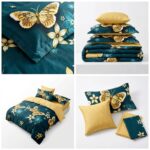 Lenjerie de pat din FINET gold butterfly - imagine 8