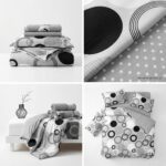 Lenjerie de pat din finet 6 piese LP187 - imagine 6