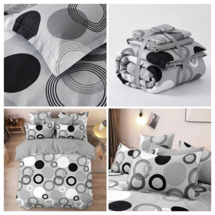 lenjerie de pat bumbac finet 6 piese