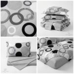 Lenjerie de pat din finet 6 piese LP187 - imagine 4