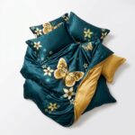 Lenjerie de pat din FINET gold butterfly - imagine 4