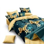 Lenjerie de pat din FINET gold butterfly - imagine 7