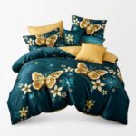 Lenjerie de pat din FINET gold butterfly - imagine 6