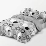 Lenjerie de pat din finet 6 piese LP187 - imagine 3