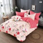 Lenjerie de pat dublu din finet pink