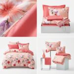 Lenjerie de pat dublu din finet pink