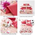 Lenjerie de pat dublu din finet pink - imagine 5