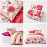 Lenjerie de pat dublu din finet pink - imagine 7