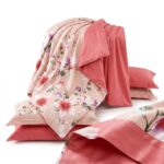 Lenjerie de pat dublu din finet pink - imagine 2