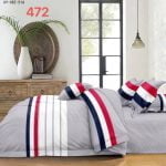 4664 Lenjerie de pat dublu finet PUCIOASA 6 piese 2 persoane LP265