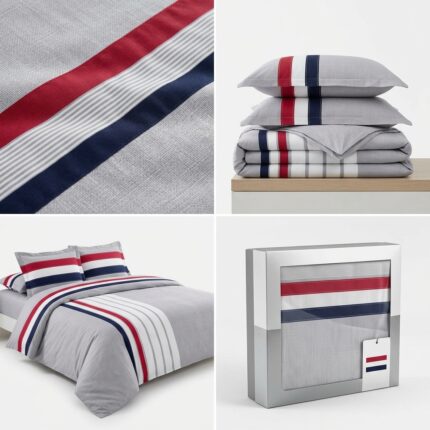 lenjerie de pat bumbac finet 6 piese model France Concept Home