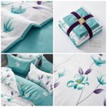 lenjerie de pat bumbac finet 6 piese model menta Concept Home