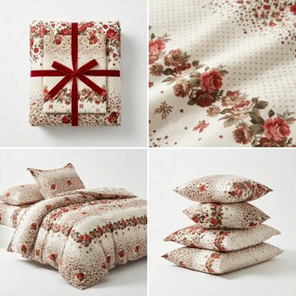 lenjerie de pat bumbac finet 6 pieselenjerie de pat bumbac finet 6 piese model Simplee Concept Home