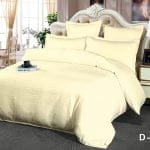 5812 Lenjerie de pat tip hotel din BUMBAC 100AMASC 6 piese D15