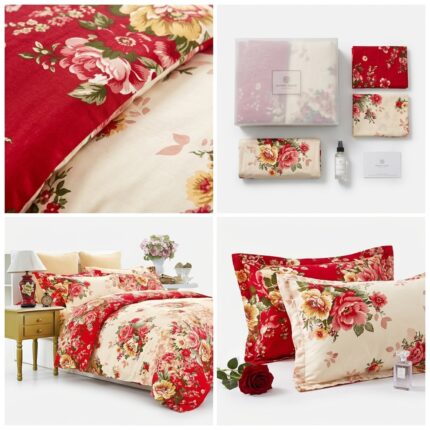 lenjerie de pat bumbac finet 6 piese