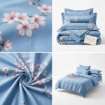 Lenjerie de pat dublu finet PUCIOASA bleo 607 - imagine 4