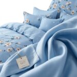 Lenjerie de pat dublu finet PUCIOASA bleo 607 - imagine 8