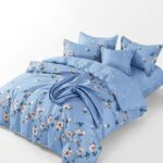 Lenjerie de pat dublu finet PUCIOASA bleo 607 - imagine 3