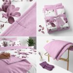 Lenjerie de pat din FINET  magnolie - imagine 2