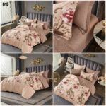 Lenjerie de pat din finet flori 613 - imagine 8