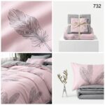 Lenjerie de pat din finet pene 732 - imagine 4