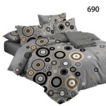 Lenjerie de pat din finet cercuri 690 - imagine 5