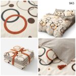 Lenjerie de pat din bumbac finet cercuri 943 - imagine 4