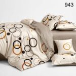 Lenjerie de pat din bumbac finet cercuri 943 - imagine 8