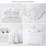 Lenjerie Uni din finet cu pliuri si volanase PVP22 - imagine 8