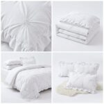 Lenjerie Uni din finet cu pliuri si volanase PVP22 - imagine 7