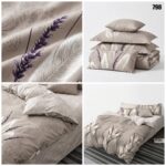 lenjerie finet 6 piese flori crem