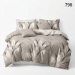 Lenjerie de pat din bumbac finet flori 798 - imagine 5