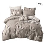 Lenjerie de pat din bumbac finet flori 798 - imagine 7