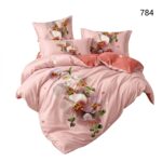 Lenjerie de pat din bumbac finet flori 784 - imagine 3