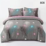 Lenjerie de pat din bumbac finet pene 808 - imagine 4