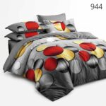 Lenjerie de pat din bumbac finet cercuri 944