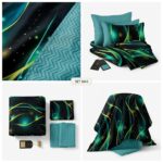 Lenjerie de pat din bumbac finet Super Elegant Pucioasa 1041 - imagine 5