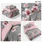 Lenjerie de pat din bumbac finet Super Elegant Pucioasa 1381 - imagine 2