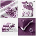 Lenjerie de pat din bumbac finet Super Elegant Pucioasa 1035 - imagine 6