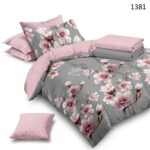 Lenjerie de pat din bumbac finet Super Elegant Pucioasa 1381 - imagine 3