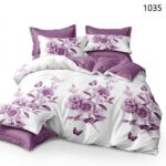 Lenjerie de pat din bumbac finet Super Elegant Pucioasa 1035 - imagine 8