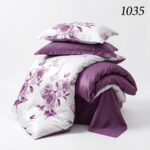 Lenjerie de pat din bumbac finet Super Elegant Pucioasa 1035 - imagine 2