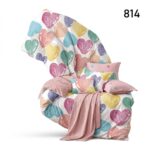 Lenjerie de pat din bumbac finet Super Elegant Pucioasa 814 - imagine 7