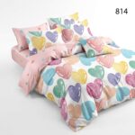 Lenjerie de pat din bumbac finet Super Elegant Pucioasa 814 - imagine 8